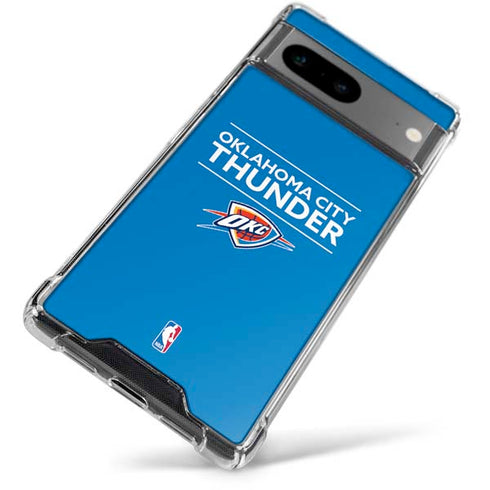 NBA Oklahoma City Thunder Standard - Blue Google Pixel 8 Clear Case